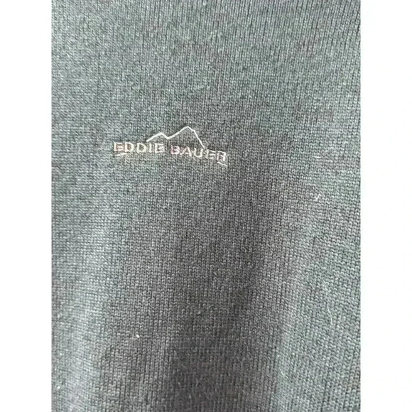 Eddie Bauer‎ Pull Over Casual Long Sleeve Crew Neck Blue Sweater Men's XL(T) - Picture 4 of 5